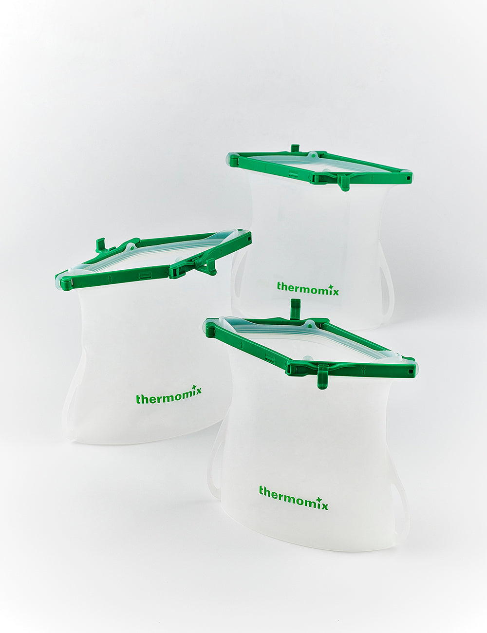 Wiederverwendbare Silikonbeutel (3er-Pack)